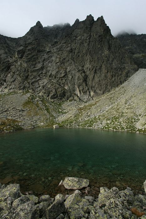 gerlach_dlhe_pleso.jpg - Masív Gerlachu nad Dlhým plesom