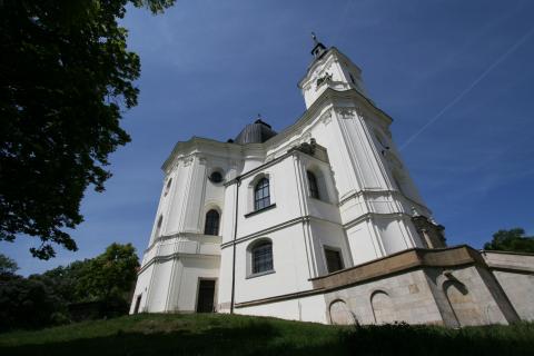 Moravsk Kras - Kostol od juhu